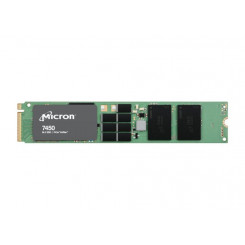 SSD MICRON 7450 PRO 3.84TB M.2 NVMe 3D NAND Kirjutamiskiirus 2500 MB/s Lugemiskiirus 5000 MB/s TBW 7300 TB MTBF 2000000 tundi MTFDKKBG3T8TFR-1BC1ZABYYR