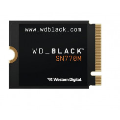 SSD WESTERN DIGITAL Черный SN770M 2 ТБ M.2 PCIe Gen4 NVMe Скорость записи 4850 МБ/с Скорость чтения 5150 МБ/с 2,38 мм TBW 1200 ТБ WDS200T3X0G