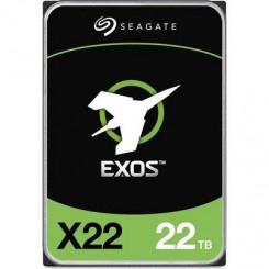 HDD SEAGATE Exos X22 22TB SATA 512 MB 7200 p/min kettad / pead 10/20 ST22000NM001E