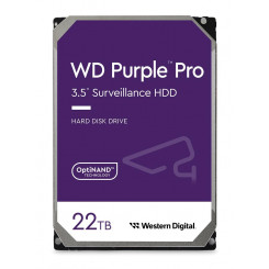 HDD WESTERN DIGITAL Purple Pro 22TB SATA 512 MB 7200 p/min 3,5 WD221PURP