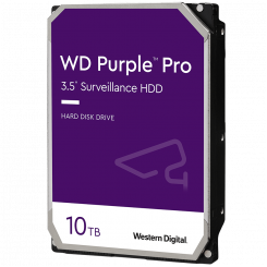 HDD AV WD Purple Pro (3,5'', 10 TB, 256 MB, 7200 p/min, SATA 6 Gb/s)