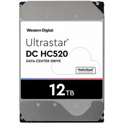 Western Digital Ultrastar DC HDD-server HE12 (3,5 tolli, 12 TB, 256 MB, 7200 RPM, SATA 6Gb / s, 512E SE) SKU: 0F30146