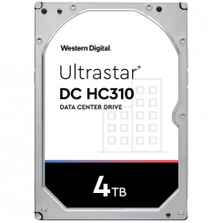Western Digital Ultrastar DC HDD Server HC310 (3,5 дюйма, 4 ТБ, 256 МБ, 7200 об/мин, SATA 6 Гбит/с, 512N SE), SKU: 0B35950