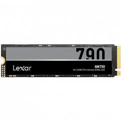 Lexar 2TB suure kiirusega PCIe Gen 4X4 M.2 NVMe, kuni 7400 MB/s lugemis- ja 6500 MB/s kirjutamiskiirus koos jahutusradiaatoriga, EAN: 843367131259