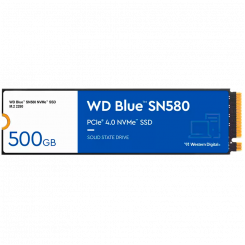 SSD WD Blue (M.2, 500GB, PCIe Gen4 NVMe 1.4b)