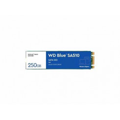 SSD WESTERN DIGITAL Blue SA510 2 ТБ SATA 3.0 Скорость записи 520 МБ/с Скорость чтения 560 МБ/с 2,5 ТБ 500 ТБ MTBF 1750000 часов WDS200T3B0A