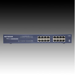 Коммутатор NETGEAR 16 x 10/100/1000 Ethernet Switch, монтируемый в стойку