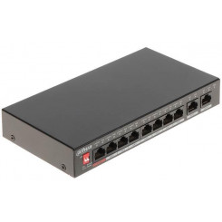 Switch DAHUA PFS3010-8ET-96-V2 Desktop/pedestal PoE ports 8 96 Watts DH-PFS3010-8ET-96-V2