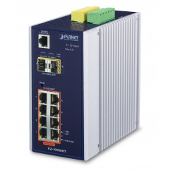 Planet Industrial 8-port 10/100/1000T 802.3at PoE + 2-port 1G/2.5G SFP Managed Switch