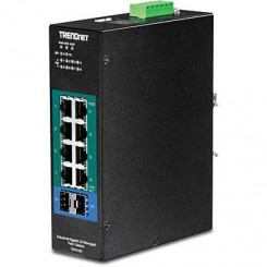 TRENDnet TI-PG102I, 20 Гбит/с, 8x RJ-45, PoE, 2x SFP, VLAN, QoS, ACL, 160x120x50 мм