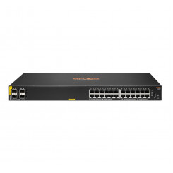 Hewlett Packard Enterprise Aruba 6000 24G Class4 Poe 4Sfp 370 Вт Управляемый Gigabit Ethernet уровня 3 (10/100/1000) Питание через Ethernet (Poe) 1U