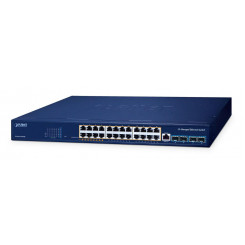 Planet Layer 3 8-pordiline 10/100/1000T 90W 802.3bt PoE + 16-port 10/100/1000T 802.3at PoE + 4-pordiline 10G SFP+ hallatav Etherneti lüliti (475 vatti PoE-põhise kihi eelarve / riistvara 2 riistvara). , OSPFv2 dünaamiline marsruutimine, toetab ERPS-ringi,