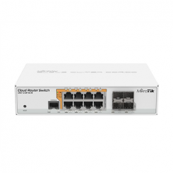 MikroTik Cloud Router Switch CRS112-8P-4S-IN SFP ports quantity 4 Desktop Web managed 1 Gbps (RJ-45) ports quantity 8
