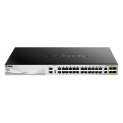 D-Link DGS-3130-30TS Switch Managed L3 Rack mountable 1 Gbps (RJ-45) ports quantity 24 10 Gbps (RJ-45) ports quantity 2 SFP+ ports quantity 4 Power supply type Optional redundant