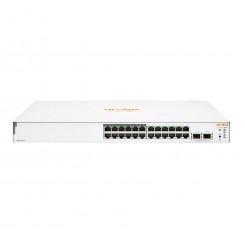 Hewlett Packard Enterprise Aruba Instant On 1830 24G 12P Class4 Poe 2Sfp 195 Вт Управляемый Gigabit Ethernet L2 (10/100/1000) Питание через Ethernet (Poe) 1U