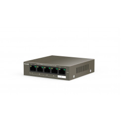 Сетевой коммутатор Tenda TEF1105P-4-63W-EU Fast Ethernet (10/100) Power over Ethernet (PoE) Черный