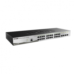 D-Link Metro Ethernet Switch DGS-1210-28 / ME Managed L2 Rack mountable 1 Gbps (RJ-45) ports quantity 24 SFP ports quantity 4 Power supply type Single