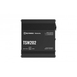 Teltonika TSW202 MANAGED SWITCH 8 x port PoE+ switch with 2 x SFP ports for fibre optic communication