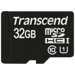 Memory Micro Sdhc 32Gb Uhs-I / Class10 Ts32Gusdcu1 Transcend