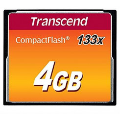 Mälu Compact Flash 4Gb / Slc Ts4Gcf133 Transcend