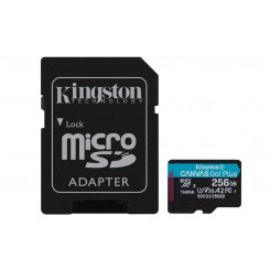Mälu Micro Sdxc 256 Gb Uhs-I / W / Adapter Sdcg3 / 256 Gb Kingston
