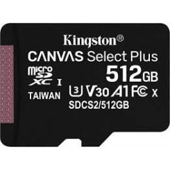 Mälu Micro Sdxc 512Gb Uhs-I / W / Adapter Sdcs2 / 512Gb Kingston