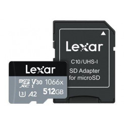 Memory Micro Sdxc 512Gb Uhs-I / W / A Lms1066512G-Bnang Lexar