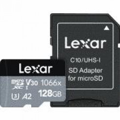 Memory Micro Sdxc 128Gb Uhs-I / W / A Lms1066128G-Bnang Lexar