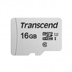 Memory Micro Sdhc 16Gb Uhs-I / Class10 Ts16Gusd300S Transcend