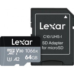 Memory Micro Sdxc 64Gb Uhs-I / W / A Lms1066064G-Bnang Lexar