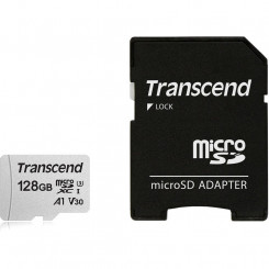 Память Micro Sdxc 128 Гб W / Adap / C10 Ts128Gusd300S-A Transcend