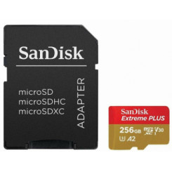 SanDisk Extreme microSDXC 256GB + SD-adapter