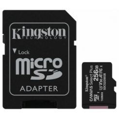 Карта памяти Kingston Canvas Select Plus 256 ГБ MicroSDXC