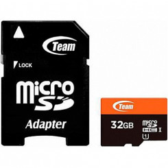 TEAM MICRO SDHC 32GB UHS-I RETAIL W/1 Adapter