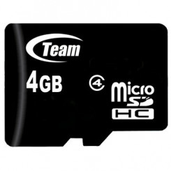 TEAM GROUP mälu ( välkmälukaardid ) 4 GB Micro SDHC klass 4 ilma adapterita