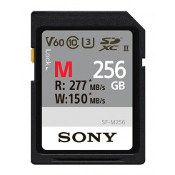 Карта памяти Sony SDXC Professional 256 ГБ, класс 10 UHS-II Sony SF-M Series UHS-II SDXC, SFG2M, 256 ГБ, флэш-память SDXC, класс 10