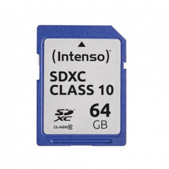 Intenso 3411490 mälukaart 64 GB SDXC klass 10