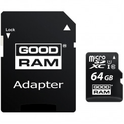 GOODRAM 64GB MICRO CARD cl 10 UHS I + adapter, EAN: 5908267930151