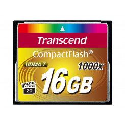 TRANSCEND 16 GB CompactFlash kaart 1000x