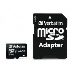 Verbatim 64GB, Micro SDXC, UHS Speed Class 3 (U3)