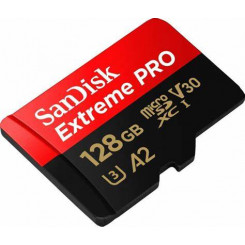 SanDisk Extreme PRO microSDXC 1TB + SD-adapter + 2 aastat RescuePRO Deluxe kuni 200MB/s & 140MB/s Lugemis-/kirjutuskiirus A2 C10 V30 UHS-I U3, EAN: 619659188535