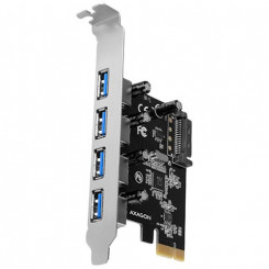 Адаптер PCIe AXAGON PCEU-430VL 4x USB3.0 UASP VIA