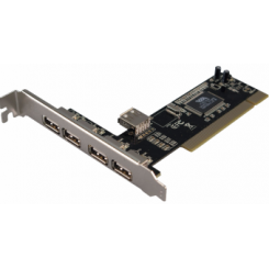 Võrgukaart Logilink 4+1 USB 2.0 PCI