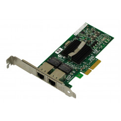 Hewlett Packard Enterprise NC360T PCI Expressi kahe pordiga Gigabit serveri adapter