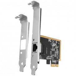 AXAGON PCEE-GRF PCI-Express võrgukaart lisab teie lauaarvutile kiire Gigabit Etherneti ühenduse. See võimaldab edastuskiirust 10/100/1000 Mbit/s.