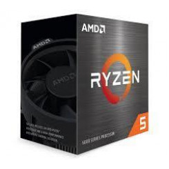Protsessor AMD lauaarvuti Ryzen 5 5600X Vermeer 3700 MHz südamikud 6 32 MB pesa SAM4 65 vatti BOX 100-100000065BOX