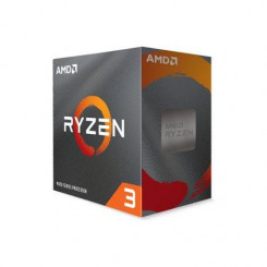 CPU AMD Desktop Ryzen 3 4100 Renoir 3800 MHz Cores 4 2MB Socket SAM4 65 Watts BOX 100-100000510BOX