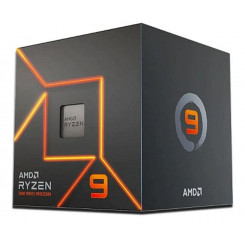 Процессор AMD для настольных ПК Ryzen 9 7900 Raphael AM5 3700 МГц Ядра 12 64 МБ Разъем SAM5 65 Вт Графический процессор Radeon BOX 100-100000590BOX