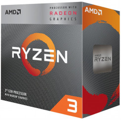 Настольный процессор AMD Ryzen 3 4C/4T 3200G (4,0 ГГц, 6 МБ, 65 Вт, AM4), графический процессор RX Vega 8, с кулером Wraith Stealth