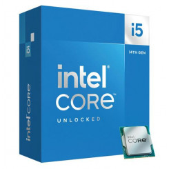 Процессор INTEL для настольных ПК Core i5 i5-14600K Raptor Lake 3500 МГц Ядра 14 24 МБ Разъем LGA1700 125 Вт Графический процессор UHD 770 BOX BX8071514600KSRN43